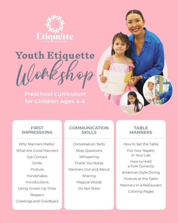 Youth Etiquette Workshop - Image 2