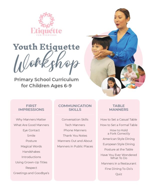 Youth Etiquette Workshop - Image 4